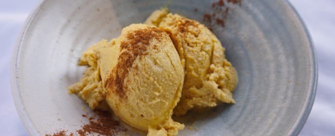 Fall Spice Winter Squash Custard-Style Ice Cream