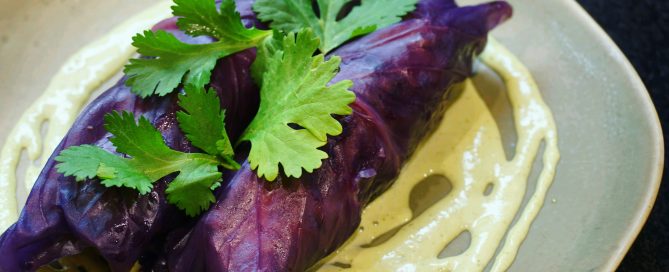 Asian Style Stuffed Cabbage Rolls