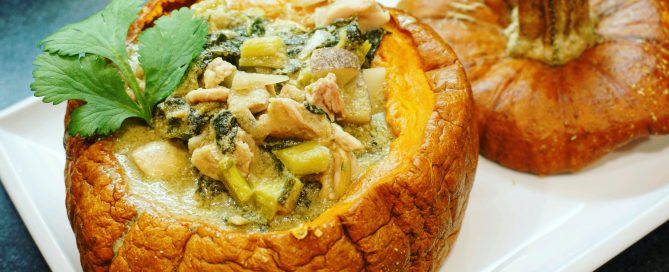 Pumpkin with Thai Green Curry