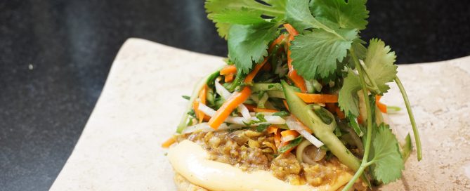 Sesame Ginger Chicken Foot Bahn Mi